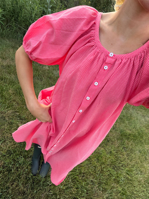 Afternoon Dress // Gingham
