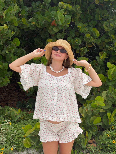 On Holiday Short // Peony *PREORDER 8.15*