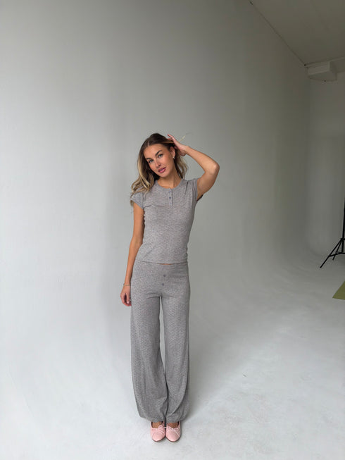 Everyday Pointelle Pant // Grey