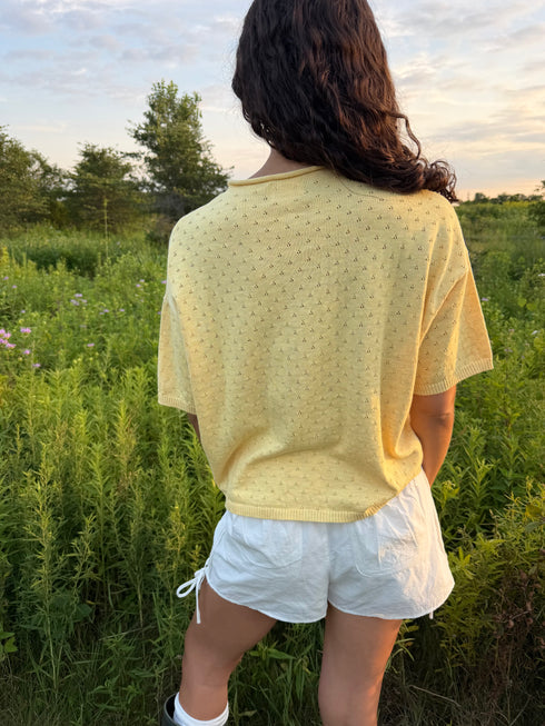 Prim Pointelle Cardi // Daisy