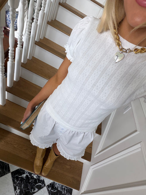 Clem Top // White