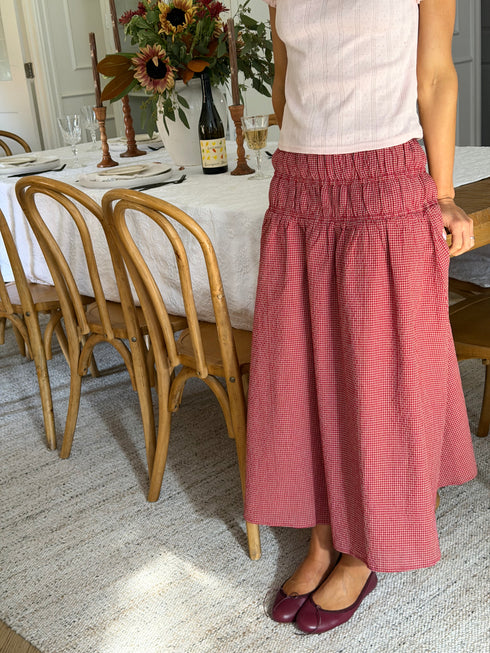 With Love Gingham Skirt