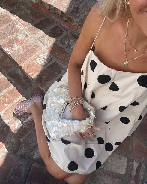 Off Duty Dot Dress