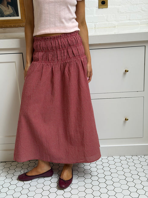 With Love Gingham Skirt