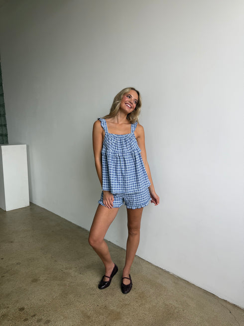 Giselle Top // Blue