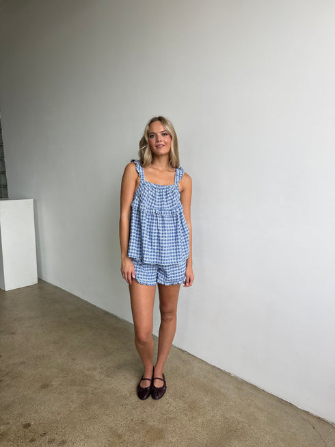 Giselle Top // Blue