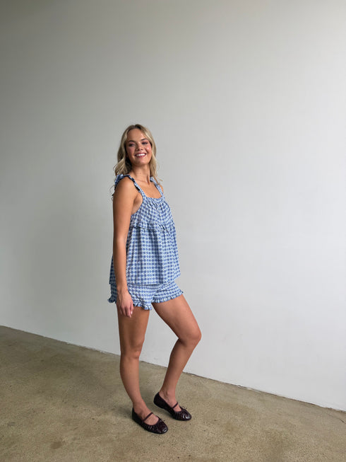 Giselle Top // Blue