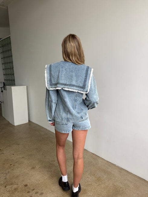 Mae Top // Denim