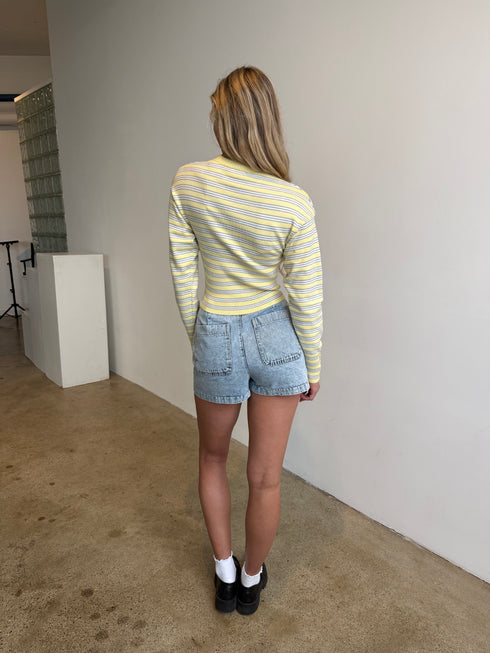 Ditsy Days Denim Skirt