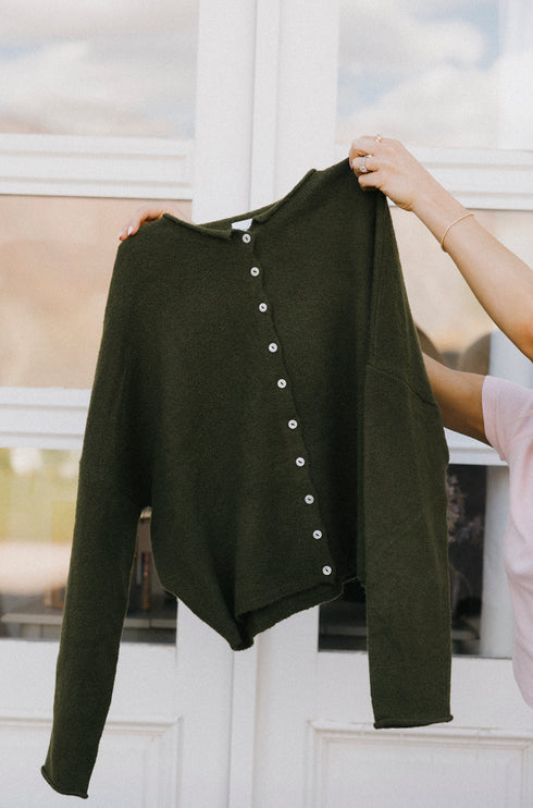 Coco Cutie Cardigan // Olive *COCO EXCLUSIVE*