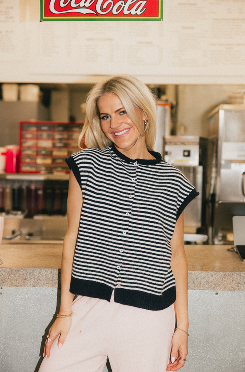 Cutie Girl Cardi // Navy