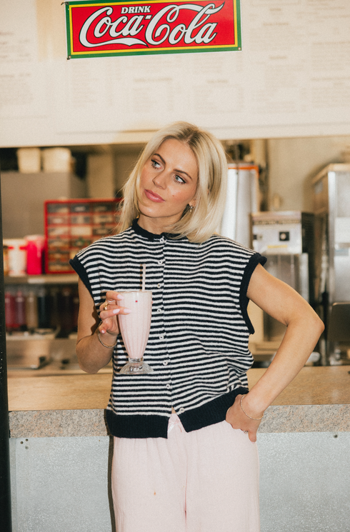 Cutie Girl Cardi // Navy