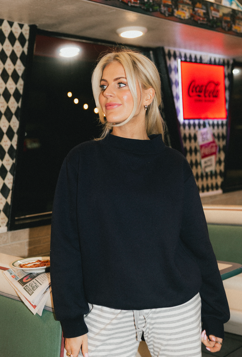 Club Coco Mockneck // Midnight