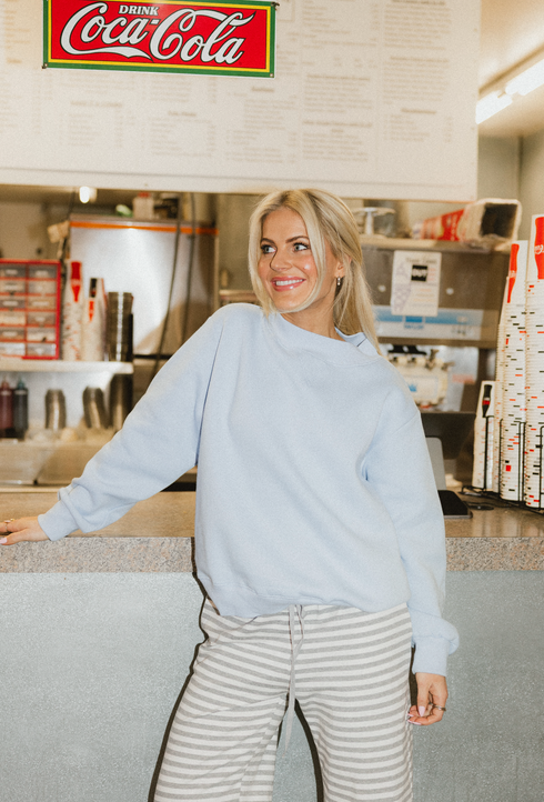 Club Coco Mockneck // Blueberry