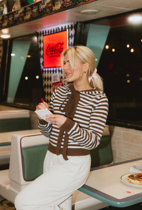 Chalet Cardigan // Baby Blue