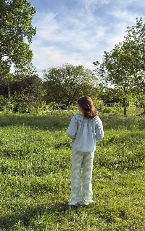 Parker Top // Bluebell