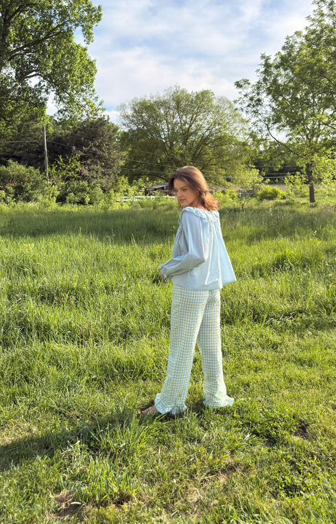 Parker Top // Bluebell