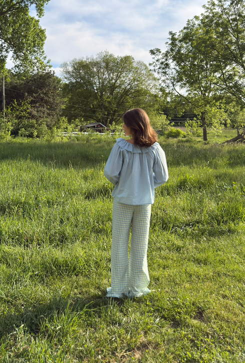 Parker Top // Bluebell