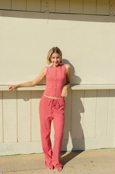 Breezy Stripes Pant // Marina