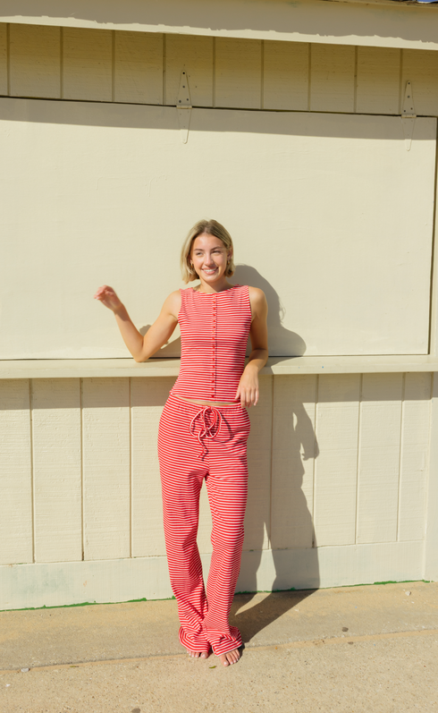 Breezy Stripes Tank // Marina