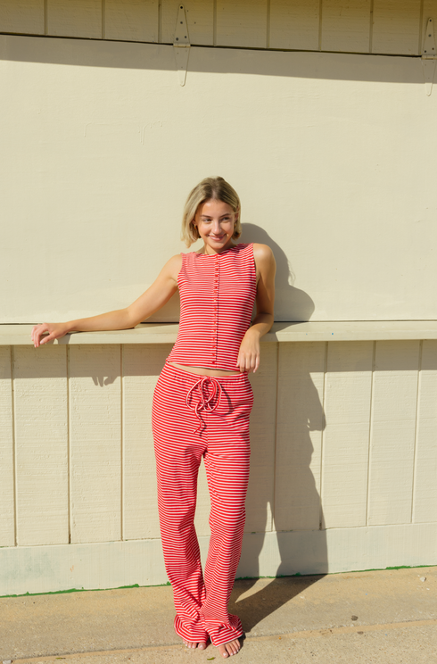 Breezy Stripes Tank // Marina