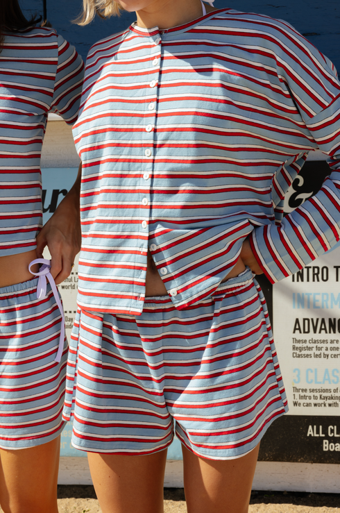 Shoreline Striped Cardigan