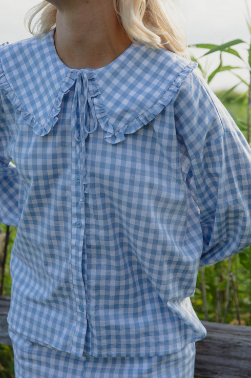 Bea Gingham Top // Skies