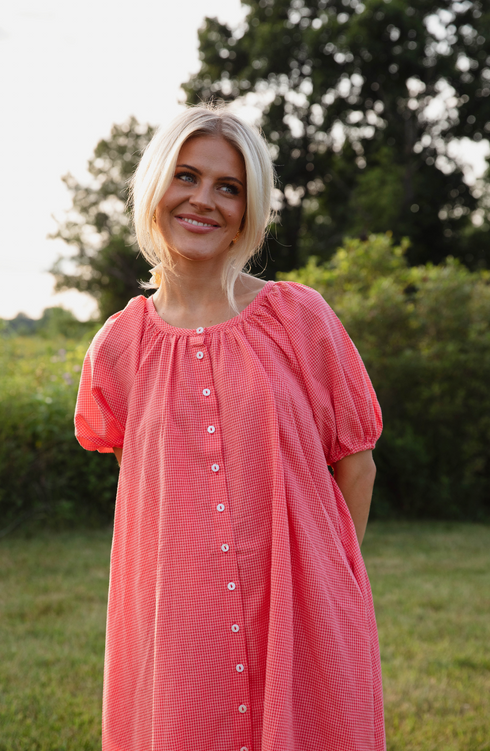 Afternoon Dress // Gingham