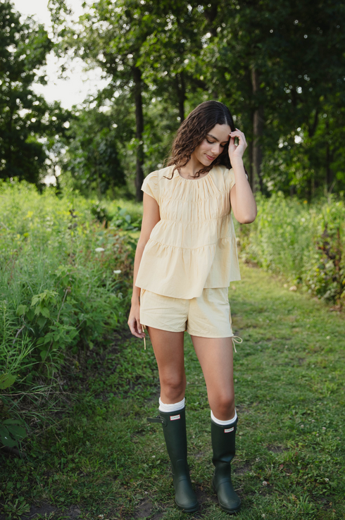 Whimsy Top // Honey