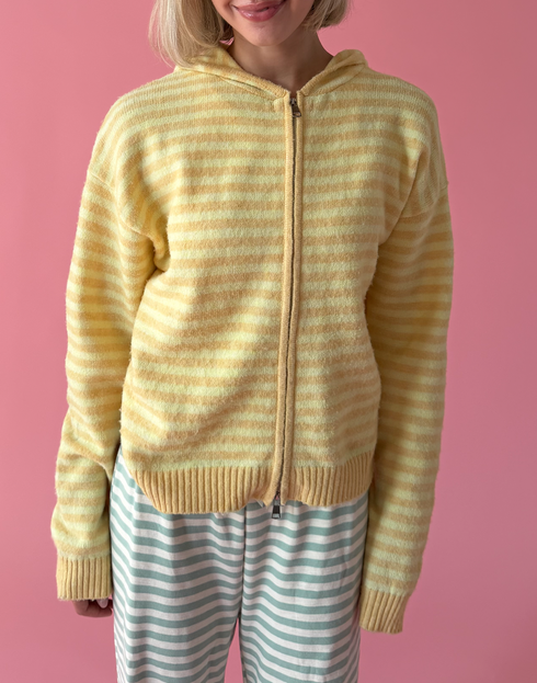 Club Cutie Zip-Up // Peel *PREORDER 8/14*