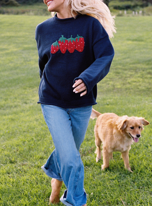 August Sweater // Navy