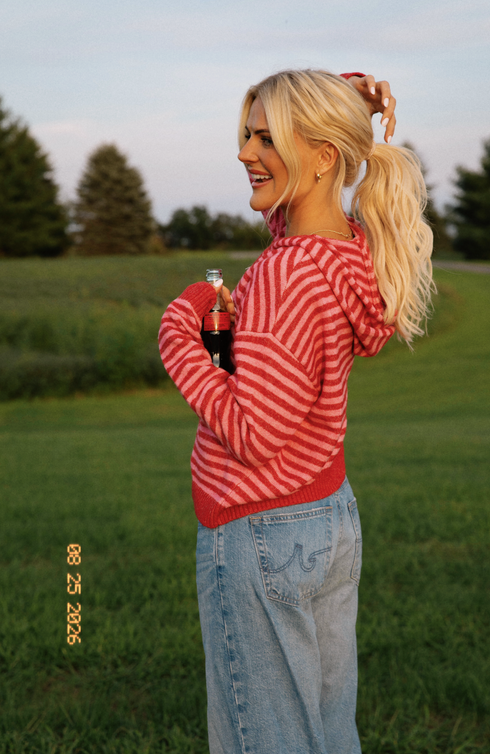 Club Cutie Zip-Up // Cherry