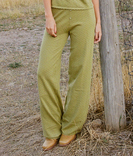 Everyday Pointelle Pant // Sage