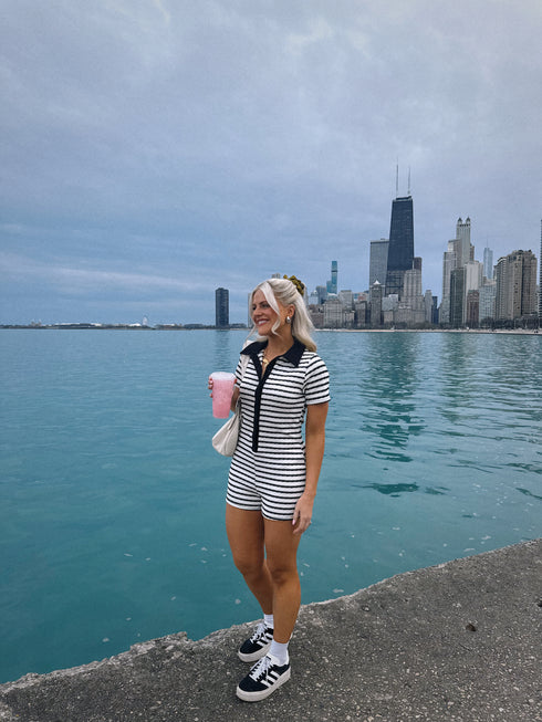 Summer Hunny Striped Romper *RESTOCKED*