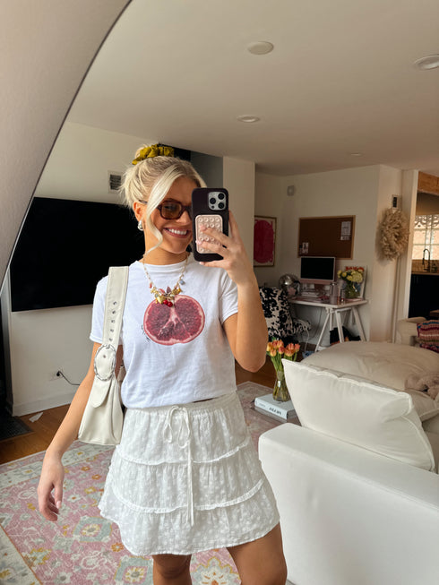 Cutesy Spring Ditsy Skirt