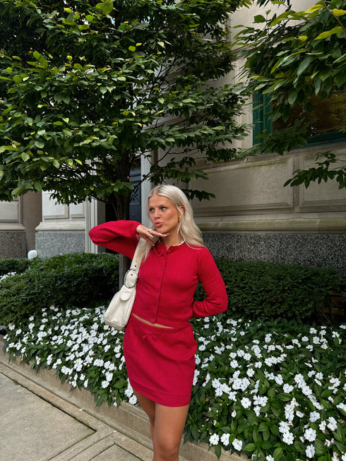 Cherry Girl Knit Set