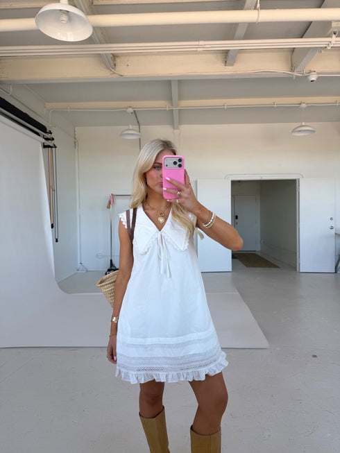 Summer Girl Dress // White