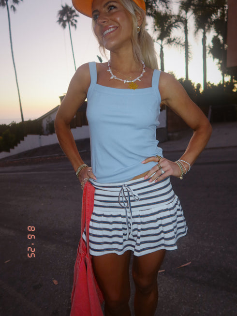 Sunset Skate Stripe Skort