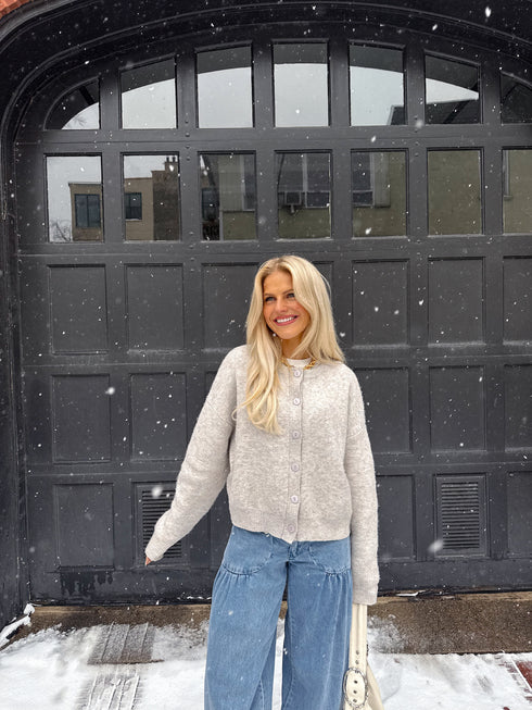 The Kennedy Cardigan // Gray