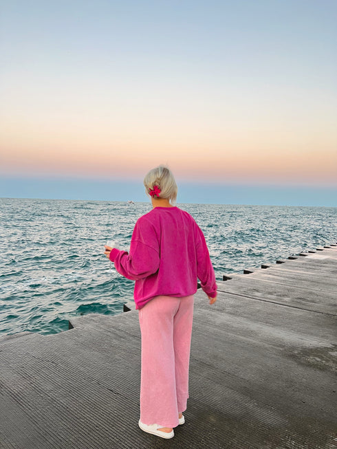 Homebody Lounge Pant// Pink *RESTOCKED*