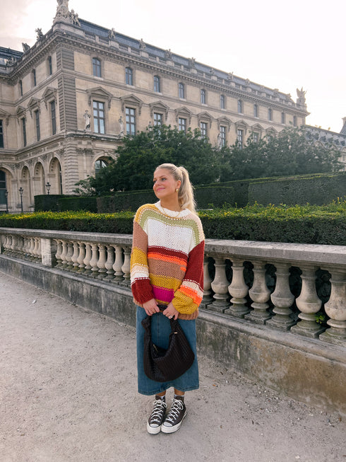 Autumn Energy Striped Sweater