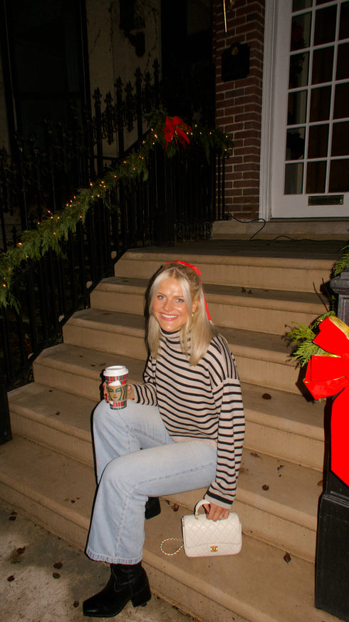 Hype Girl Striped Sweater