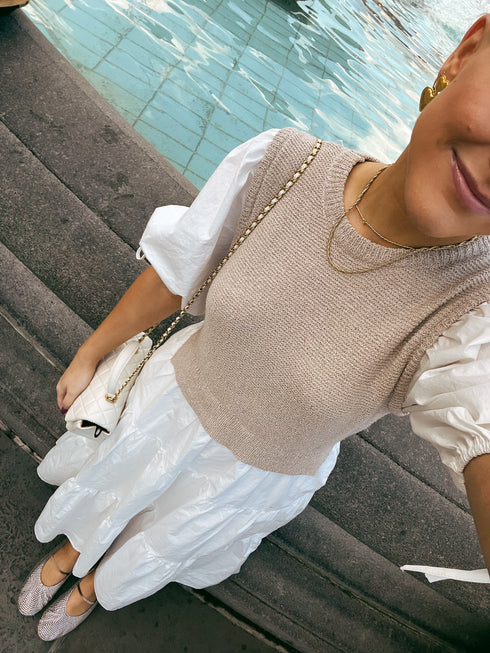 Fall in Paris Dress // White
