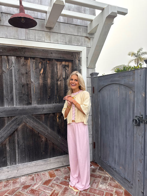 Coastal Cardigan // Butter Yellow