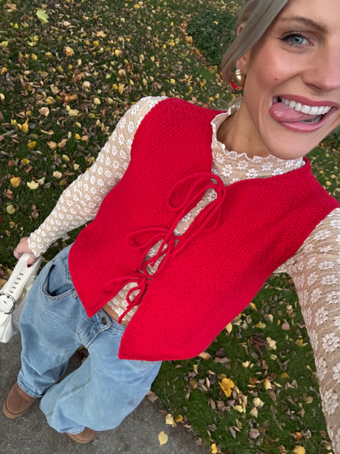 Holly Girl Knit Vest