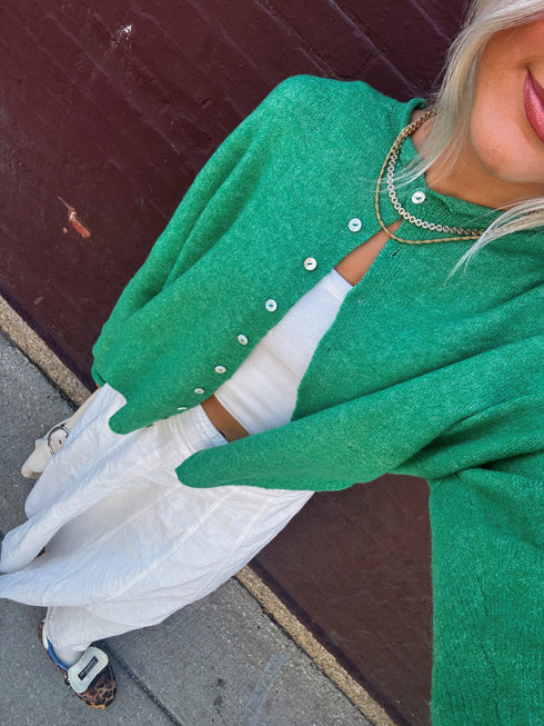 Coco Cutie Cardigan // Kelly