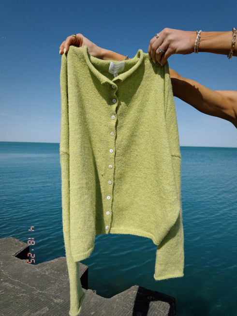 Coco Cutie Cardigan // Lime *RESTOCKED*