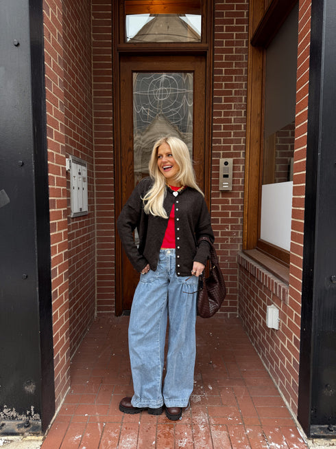 Coco Cutie Cardigan // Chocolate