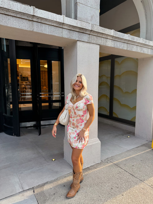 Wildflower Satin Dress