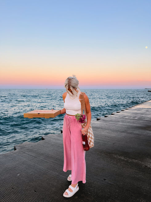 Homebody Lounge Pant// Pink *RESTOCKED*